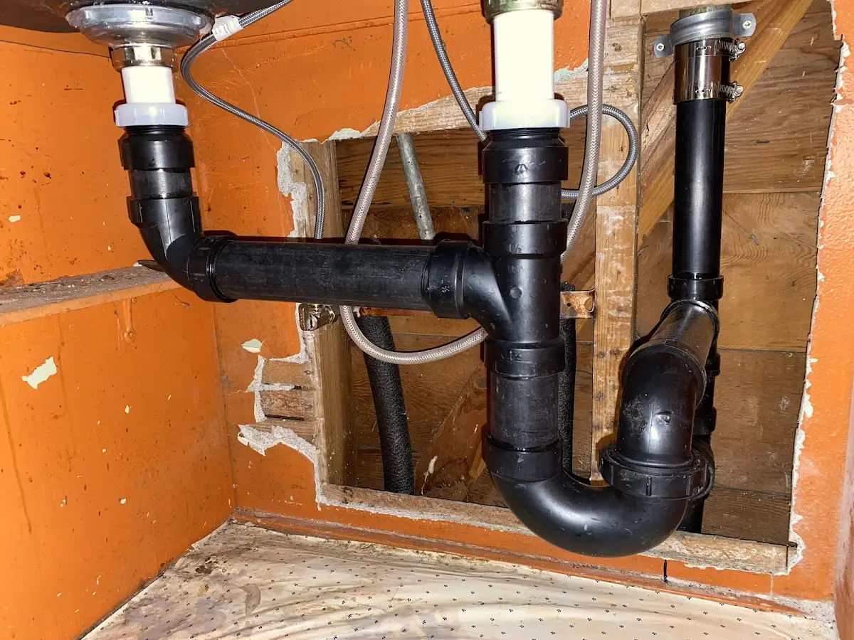 Professional Repiping Services equipment and tools on the job in Westport
